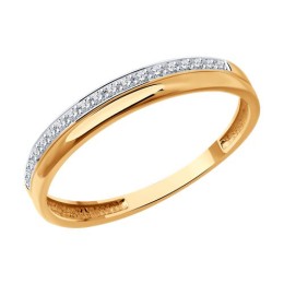 Кольцо из золота с бриллиантами 51-210-01909-1