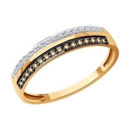 Кольцо из золота с бриллиантами 51-210-01921-1