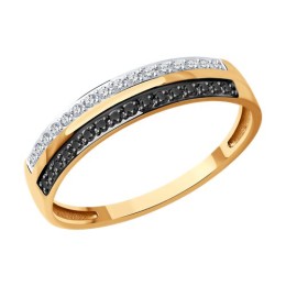 Кольцо из золота с бриллиантами 51-210-01921-2