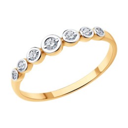Кольцо из золота с бриллиантами 51-210-01931-1