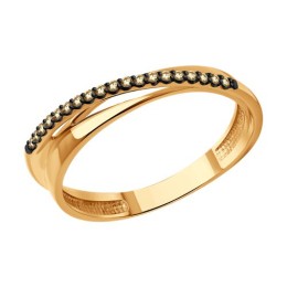 Кольцо из золота с бриллиантами 51-210-01960-2