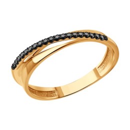 Кольцо из золота с бриллиантами 51-210-01960-3