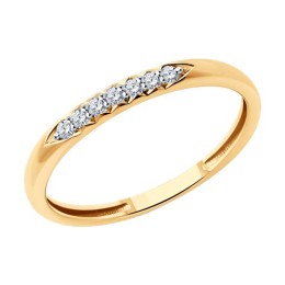 Кольцо из золота с бриллиантами 51-210-02079-1