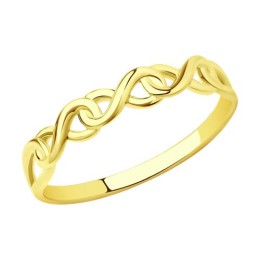 Кольцо из желтого золота 53-110-01644-1