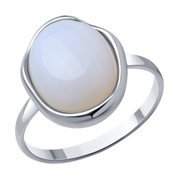 Кольцо из серебра с опалитом 83010153