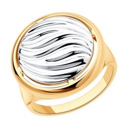 Кольцо из золочёного серебра 93-110-00796-1