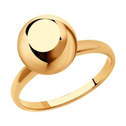 Кольцо из золочёного серебра 93-110-01473-1