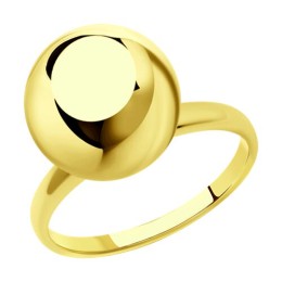 Кольцо из золочёного серебра 93-110-01474-2