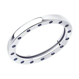 Кольцо из серебра с фианитами 94-110-02029-1