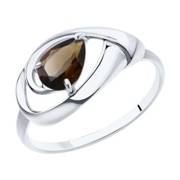Кольцо из серебра с раухтопазом 94-310-00594-4