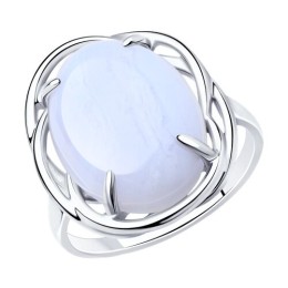 Кольцо из серебра с агатом 94-310-00912-1