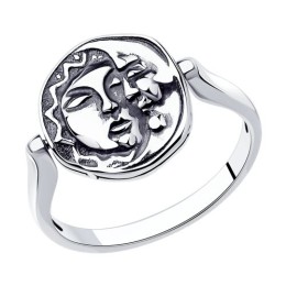Кольцо из серебра 95-110-01281-1