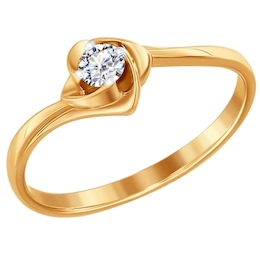 Кольцо для помолвки с бриллиантом 1010524