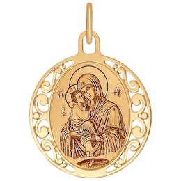 Нательная икона Божьей Матери «Почаевская» 102015