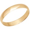 Обручальное кольцо из красного золота 110030