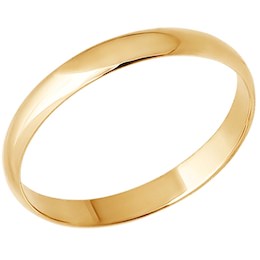 Классическое обручальное кольцо 110031