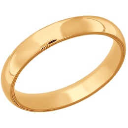 Классическое обручальное кольцо 110130