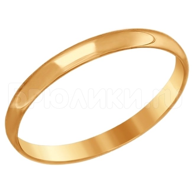 Обручальное кольцо из золота 110183