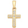 Крест из золота с бриллиантами 1120004