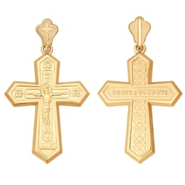 Крест из золота 121306