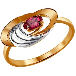 Кольцо из золота с рубином 4010607