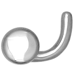 Пирсинг в форме шара из серебра 91060008