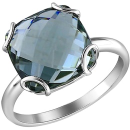 Серебряное кольцо с кварцем 92010692