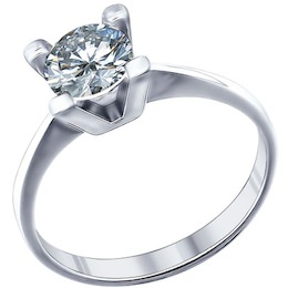 Кольцо для помолвки из серебра 94011273