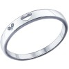 Помолвочное кольцо из серебра с фианитом 94011294