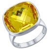 Стильное кольцо из серебра 94011371