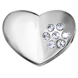Серебряная подвеска в форме сердца 94031116