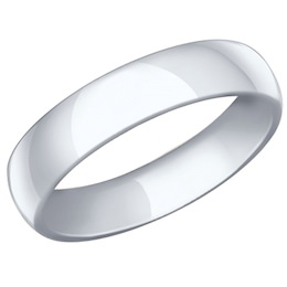 Обручальное кольцо из серебра 94110022
