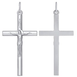 Католический крест из серебра 94120118