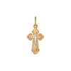 Крест из комбинированного золота 120145