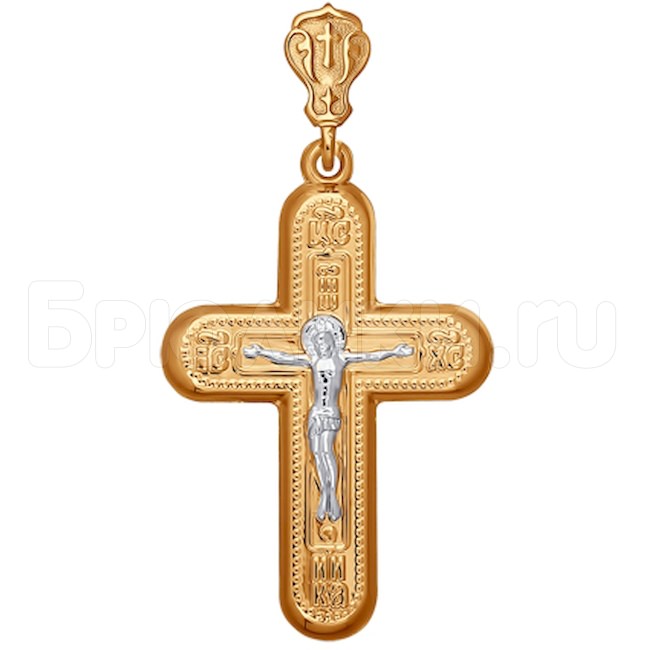 Крест из золота 121302