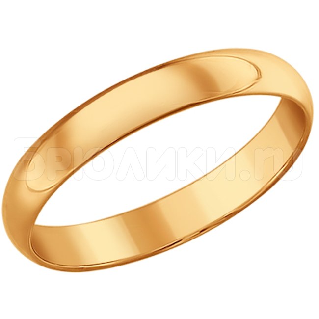 Венчальное кольцо из серебра 93110001