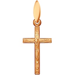 Крест из золочёного серебра 93120014