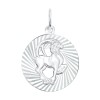 Подвеска знак зодиака из серебра с алмазной гранью «Козерог» 94030891