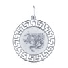 Подвеска знак зодиака из серебра с лазерной обработкой 94100006