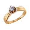 Золотое кольцо с бриллиантами 1011113
