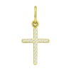 Золотая подвеска "крест" 120309-2