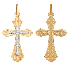 Православный золотой крестик 121185