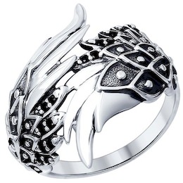 Серебряное кольцо 95010096