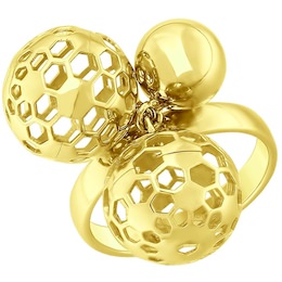 Кольцо из желтого золота 017711-2