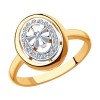 Кольцо из комбинированного золота с бриллиантами 1011910