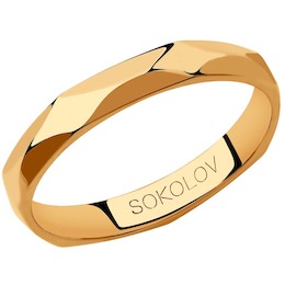Обручальное кольцо из золота 111002-01