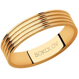 Обручальное кольцо из золота 111003-01