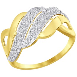 Кольцо из желтого золота 016832-2