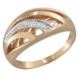 Кольцо из золота с бриллиантами 1010657