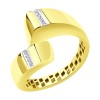 Кольцо из желтого золота с бриллиантами 1011960-2